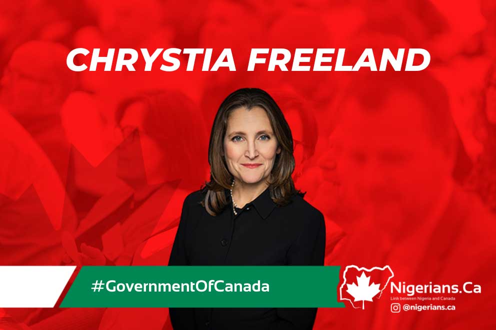 Honourable Chrystia Freeland - Canada’s Parliament Cabinet Members