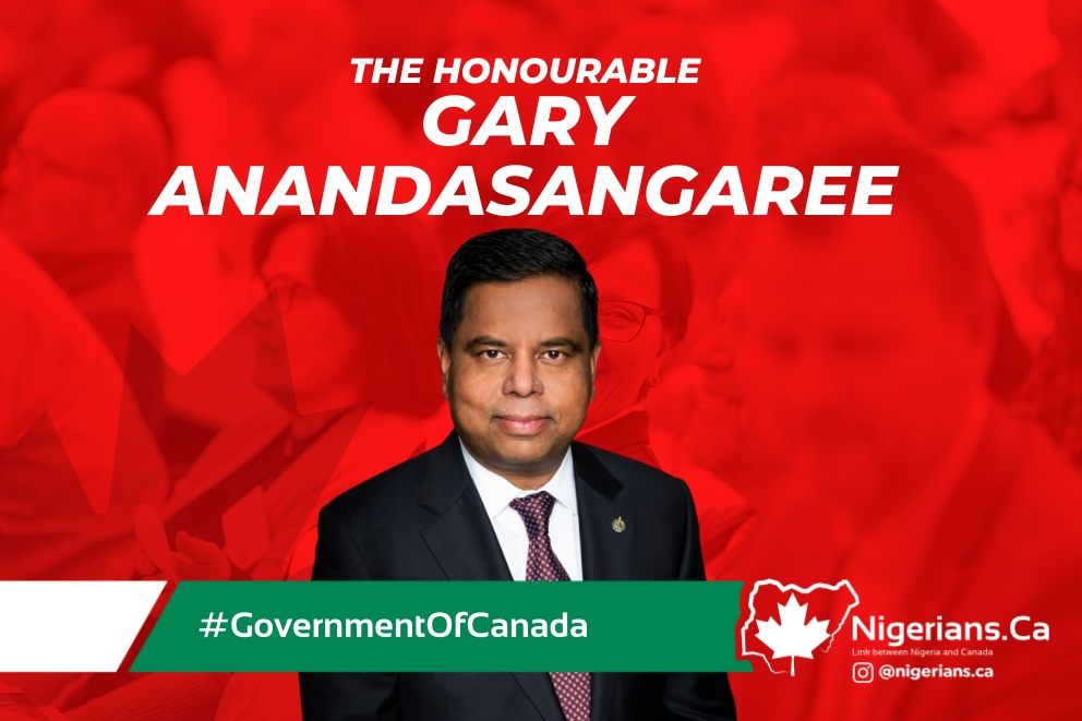 Honourable Gary Anandasangaree - Canada’s Parliament Cabinet Members