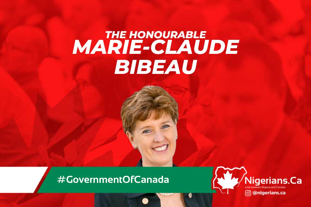 Honourable Marie-Claude Bibeau - Canada’s Parliament Cabinet Members